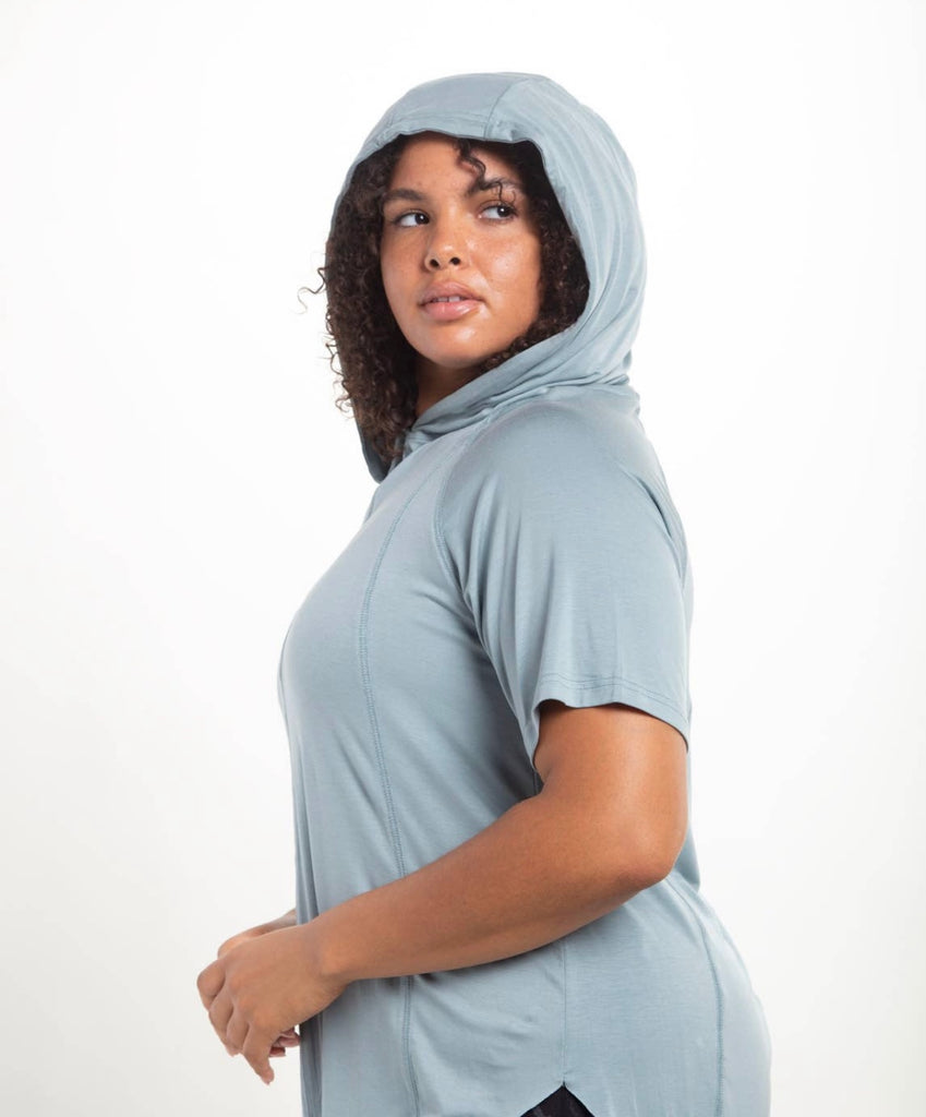 LIVE LIMITLESS Ultra-Soft Short Sleeve Hoodie - UNLMTD Active + Lounge