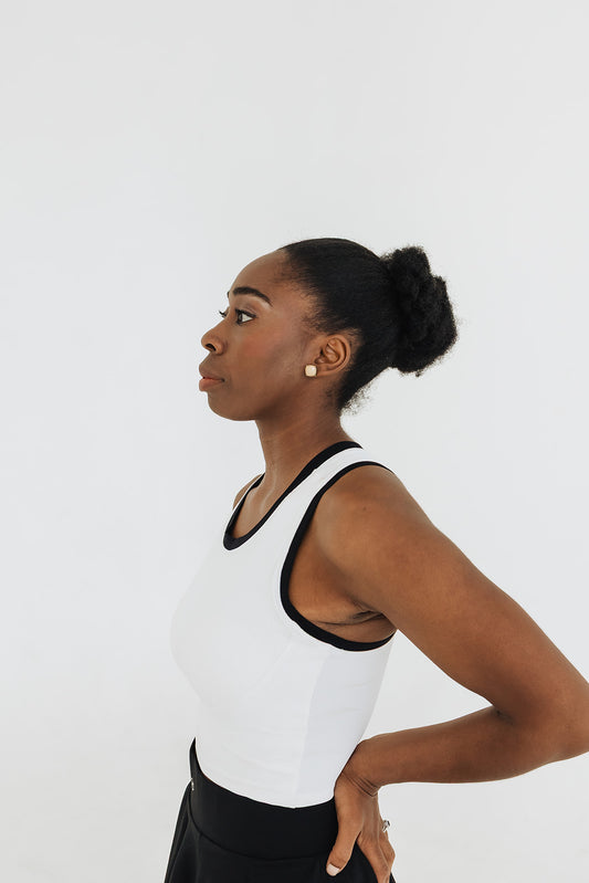 SCULPTED MONOCHROME CROP - UNLMTD Active + Lounge