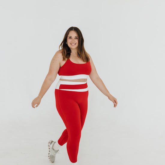 RED REIGN CORE AXIS SET (Leggings) - UNLMTD Active + Lounge