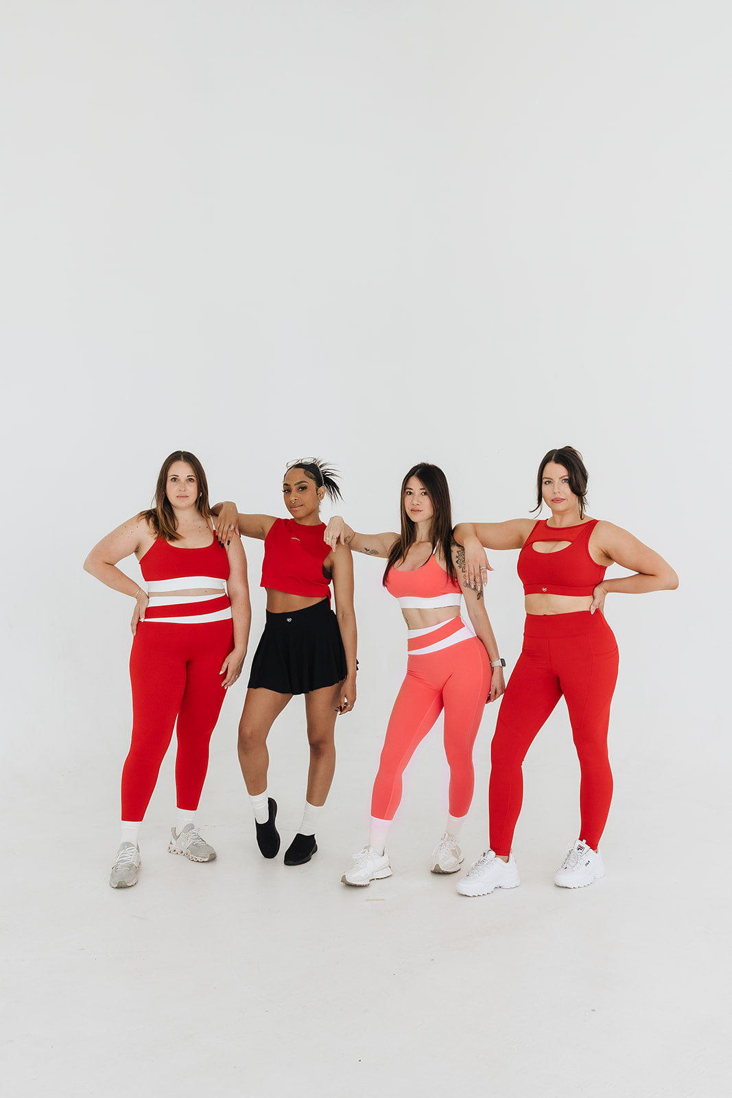 PEACH BLAZE CORE AXIS SET (Leggings) - UNLMTD Active + Lounge