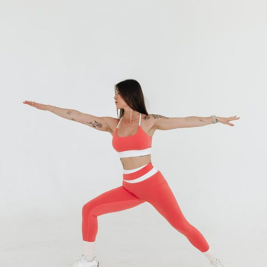 PEACH BLAZE CORE AXIS SET (Leggings) - UNLMTD Active + Lounge