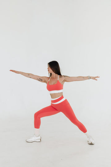 PEACH BLAZE CORE AXIS SET (Leggings) - UNLMTD Active + Lounge