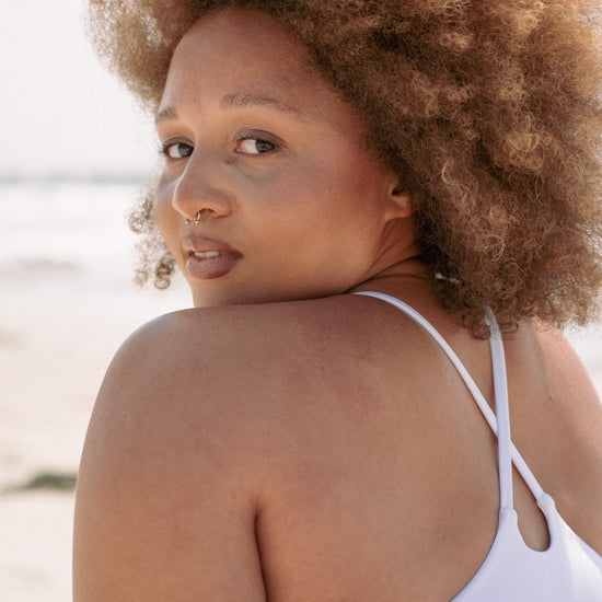 Goddess Contour Cross Back Crop Top (2 Colors) - UNLMTD Active + Lounge