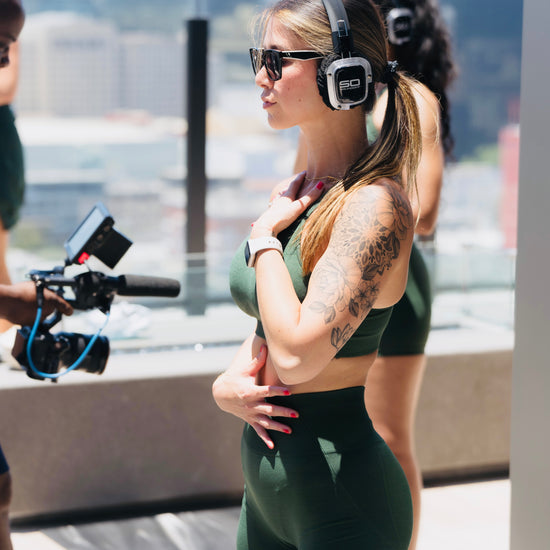 Forest Green UltraSculpt High-Waist Shorts 5" - UNLMTD Active + Lounge