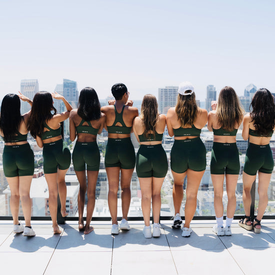 Forest Green UltraSculpt High-Waist Shorts 5" - UNLMTD Active + Lounge