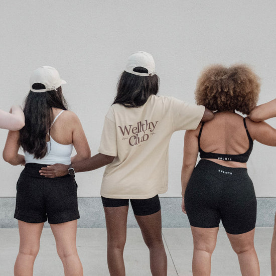 The Wellthy Club All-Season Short Sleeve Tshirt - UNLMTD Active + Lounge