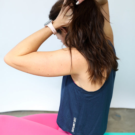 Effortless Flow Cropped Tank - UNLMTD Active + Lounge
