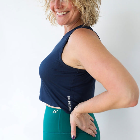 Effortless Flow Cropped Tank - UNLMTD Active + Lounge