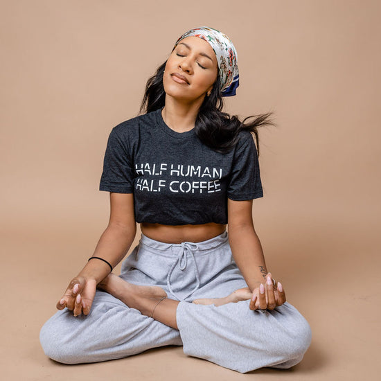 Half Human Half Coffee Unisex T-shirt - UNLMTD Active + Lounge